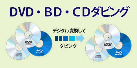DVD・BDダビング 